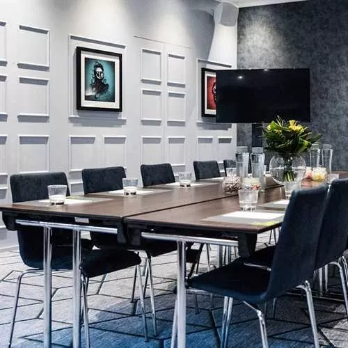 Work + Play 4 Meeting Room 1 room hire layout at Malmaison Leeds