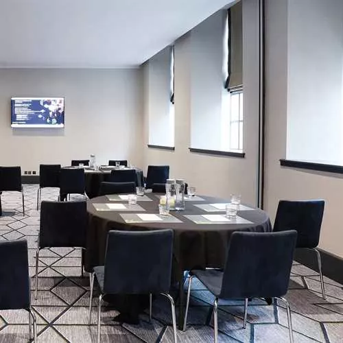 Joined Work + Play Rooms 1 room hire layout at Malmaison Leeds