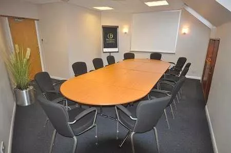 Rowan Suite 1 room hire layout at Beechdown Meetings & Events