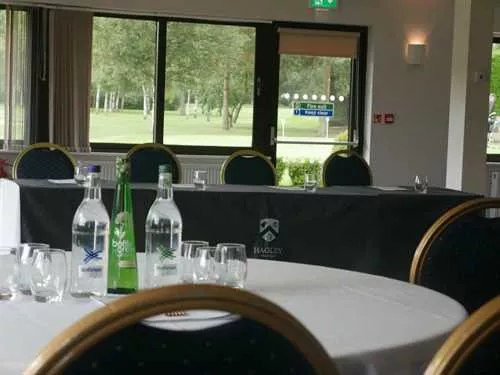 Hawthorn Suite 1 room hire layout at Hagley Golf Club