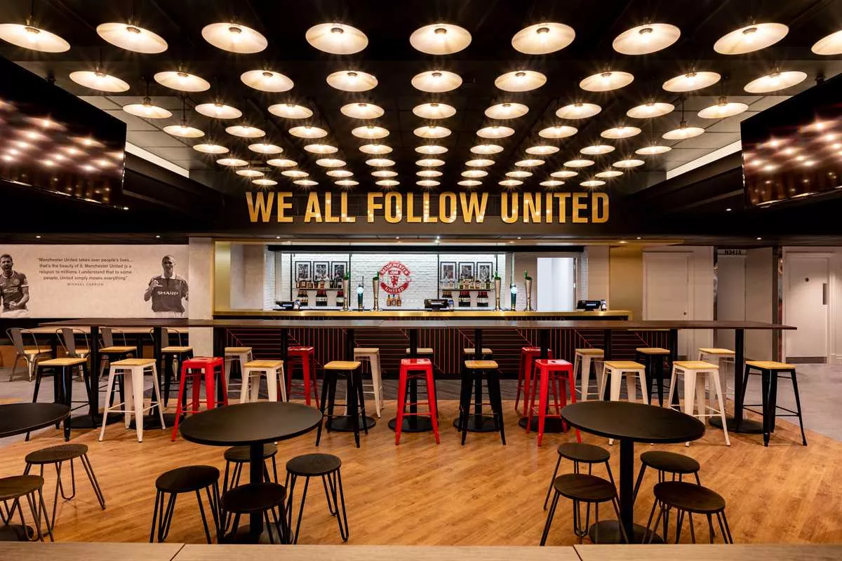 Salford Bar & Kitchen at Manchester United Football Club - Old Trafford in Manchester