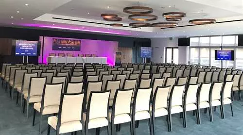 Owners Club 1 room hire layout at Newbury Racecourse