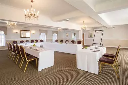 Malvern View 1 room hire layout at Bank House Hotel, Spa and Golf Club