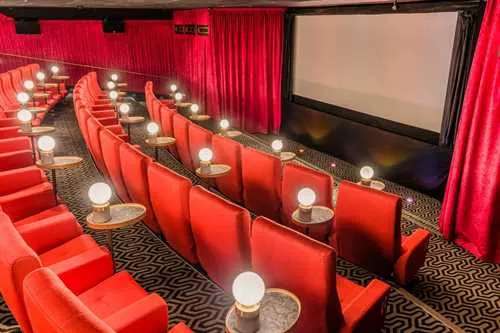 Screen 2 1 room hire layout at Curzon Mayfair Cinema