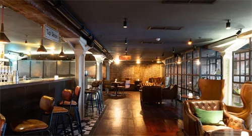 The Lobster Tavern 1 room hire layout at Burger & Lobster West India Quay