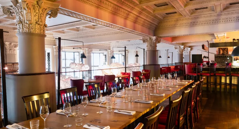 The Mezzanine at Burger & Lobster Threadneedle Street in Whitechapel
