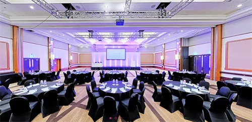 Argyll Suite 2 sections 1 room hire layout at Crowne Plaza Glasgow