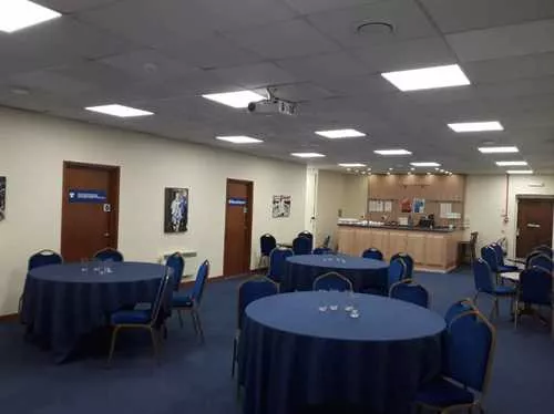 The Network Lounge 1 room hire layout at Weston Homes Stadium (Peterborough United)