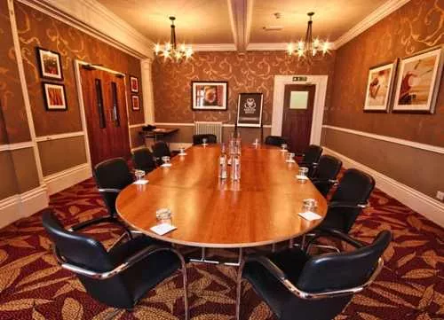 Garden Suite 1 room hire layout at The Abbey Hotel