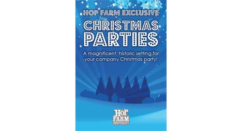 Exclusive Christmas Parties 2025 at Shires Oast at The Hop Farm