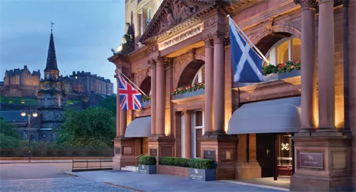 Festive Afternoon Tea in Peacock Alley 2025 at Waldorf Astoria Edinburgh - The Caledonian