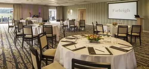 Suite Four 1 room hire layout at Farleigh Golf Club
