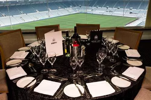 Magpie Club 1 room hire layout at Newcastle United FC at St James' Park 