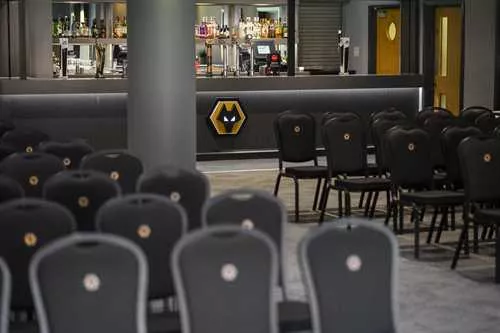 Executive Club 1 room hire layout at Molineux Stadium – Wolverhampton Wanderers FC