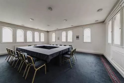 Wykeham Room 1 room hire layout at Guildhall Winchester
