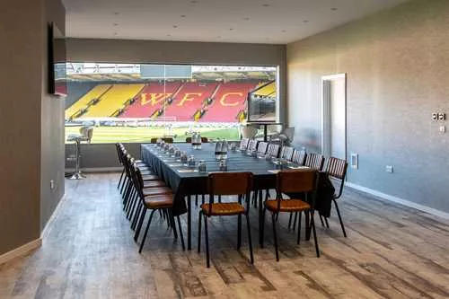 Sky Box 2 1 room hire layout at Vicarage Road Stadium (Watford FC)