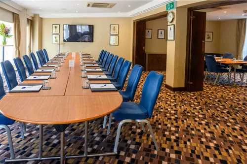 The Allenby Room 1 room hire layout at Victory Services Club