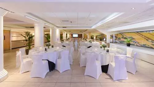 Top of The Terrace 1 room hire layout at Norwich City Football Club – Delia’s Restaurant & Bar