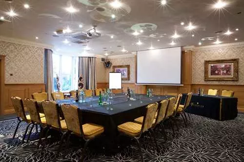 Sorrento Room 1 room hire layout at Warrington Fir Grove Hotel | Sure Collection by Best Western