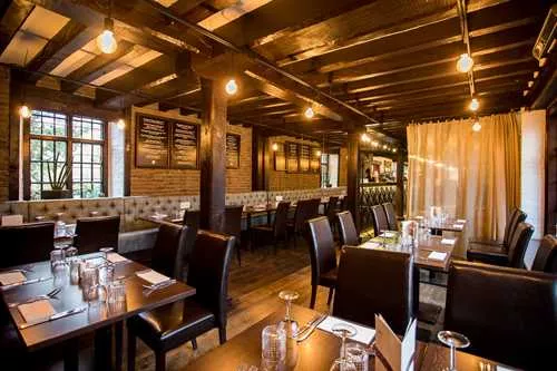Entire Gastro Pub and Restaurant – Exclusive Area 1 room hire layout at Tudor Barn Eltham