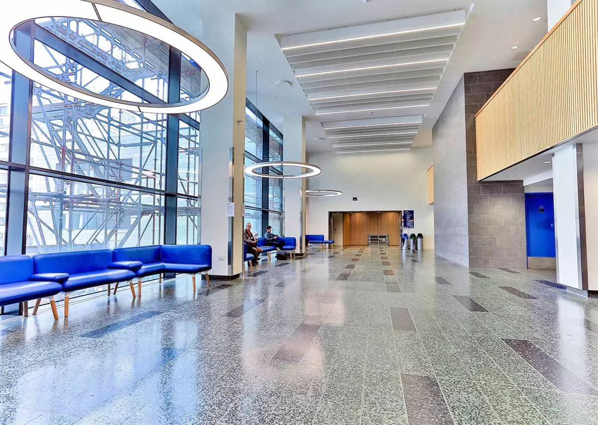 The City and Guilds Building - Foyer and concourse at Imperial College London in Knightsbridge