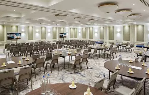 Dorchester Suite	 1 room hire layout at Bournemouth Highcliff Marriott Hotel