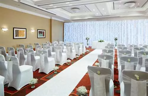 Bardd Suite 1 room hire layout at Cardiff Marriott Hotel