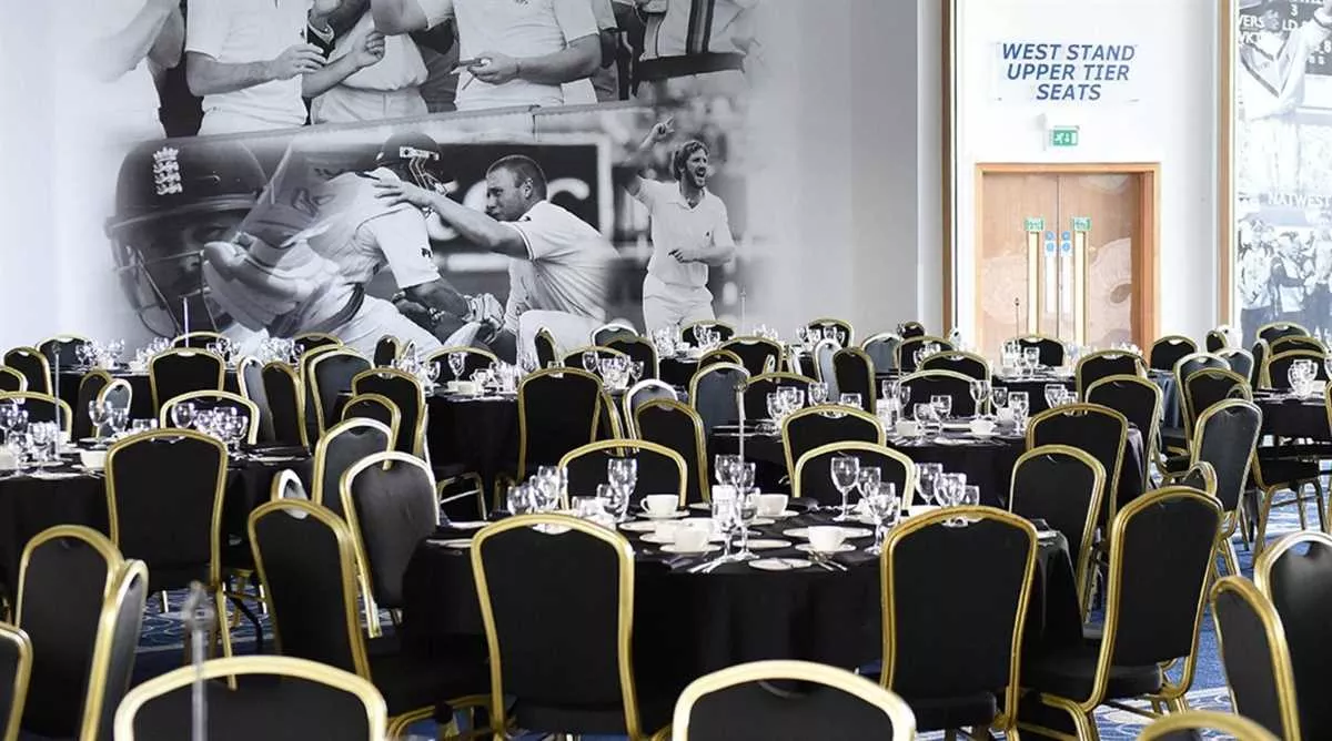 Banqueting Suite at Edgbaston Stadium in Birmingham