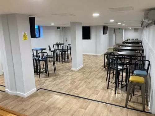 Sports Bar 1 room hire layout at Imperial Sports Ground
