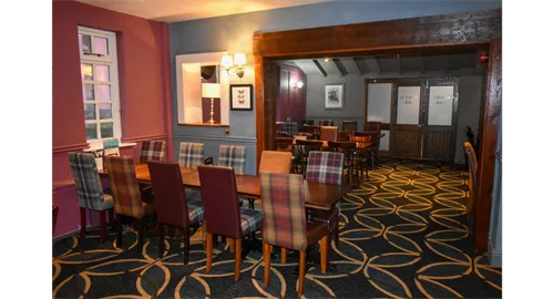 Function / Party Room 1 room hire layout at The Round Oak, Brierley Hill