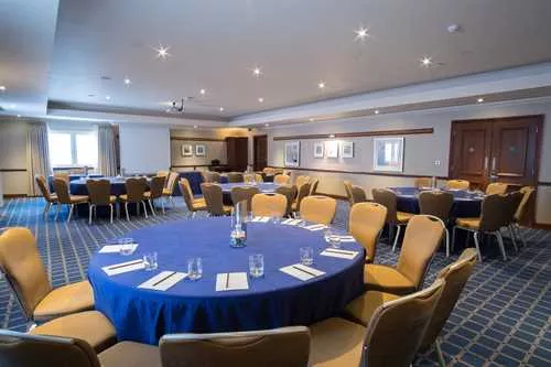 Rockingham 1 room hire layout at Kettering Park Hotel & Spa