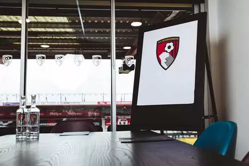Hospitality Boxes  1 room hire layout at AFC Bournemouth - Vitality Stadium