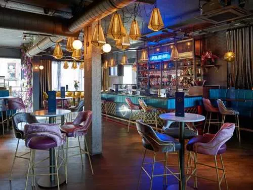 Highline Bar 1 room hire layout at Manahatta Parliament Street - Harrogate