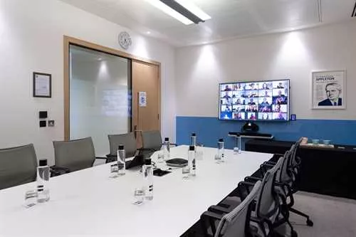 Appleton Room 1 room hire layout at IET Savoy Place