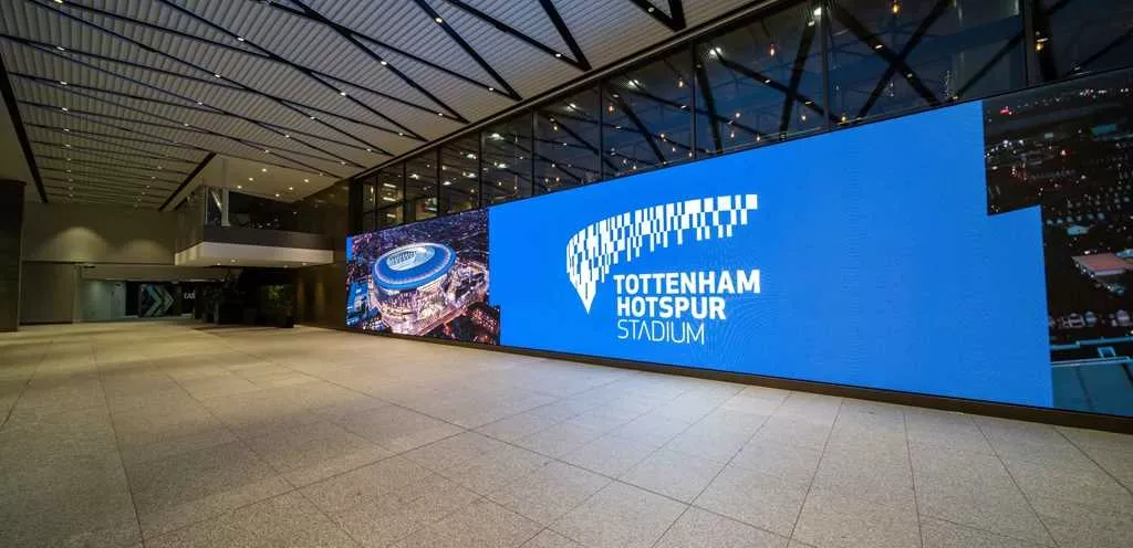 East and West Atrium at Tottenham Hotspur Football Club in Tottenham