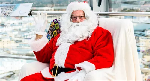 Santa Flights 2025 at Brighton i360
