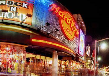 Hard Rock Cafe Hollywood on Hollywood Blvd.