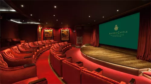 Cinema 1 room hire layout at Ashford Castle