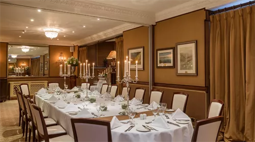 Douglas and Dalrymple 1 room hire layout at The Old Government House Hotel and Spa