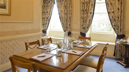 The Boardroom 1 room hire layout at The Old Government House Hotel and Spa