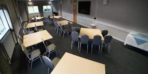 Teifi Suite 1 room hire layout at The Halliwell Centre