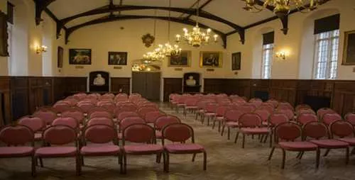 Old Hall 1 room hire layout at The Lloyd Thomas Centre