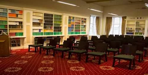 Founder's Library 1 room hire layout at The Lloyd Thomas Centre