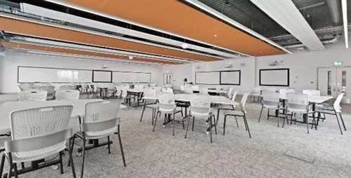Dafydd ap Gwilym Room 1 room hire layout at The Swansea Conference Centre