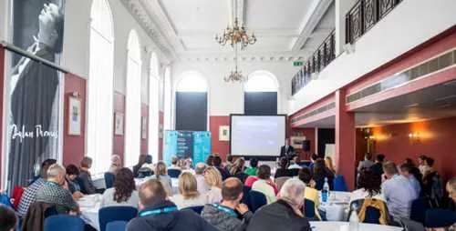 Vivian Hall 1 room hire layout at The Swansea Conference Centre
