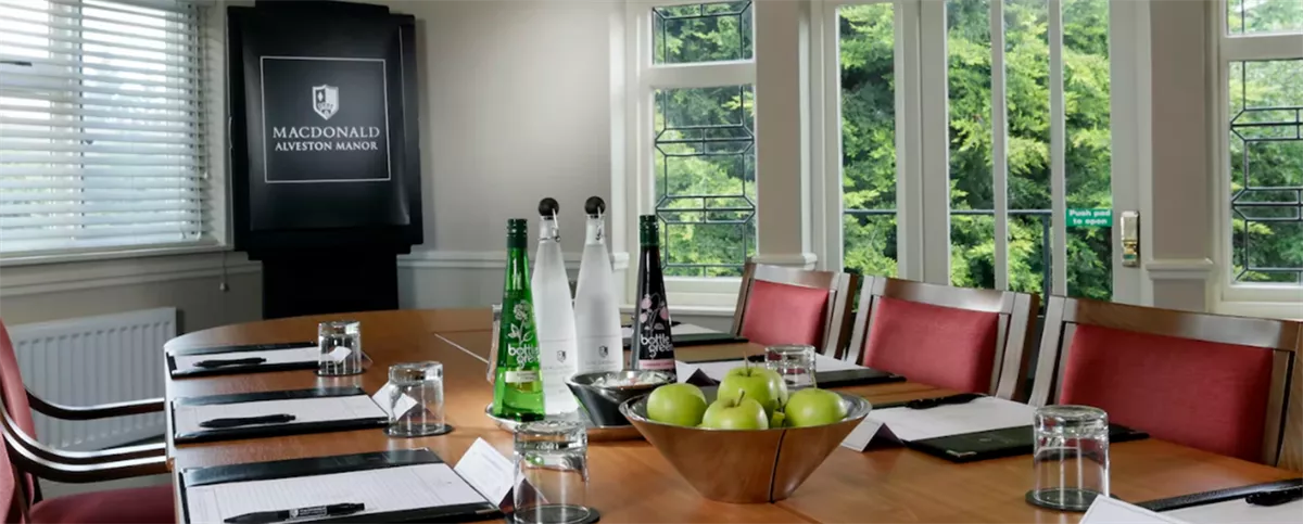 Wellesbourne Room at Macdonald Alveston Manor Hotel in Stratford-upon-Avon