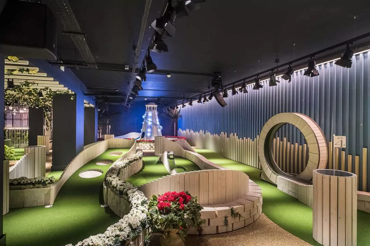 Half Use at Swingers Crazy Golf - West End in West End
