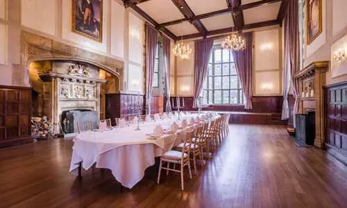 The Great Hall 1 room hire layout at