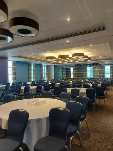 Lancaster 1&2 1 room hire layout at Holiday Inn Birmingham Airport - NEC