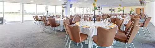 Derby Suite 1 room hire layout at Epsom Downs Racecourse